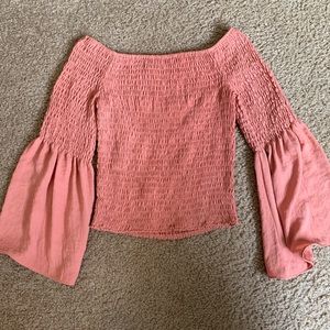 Bell Sleeve Express Crop Top